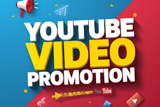 be your organic youtube video promotion specialist