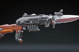draw your weapon concept art in awesome details