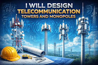 analysis and design telecommunication towers