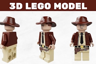 create 3d lego model, lego moc, lego technic,  lego toy design lego character