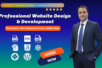 develop a fast, responsive and SEO friendly website