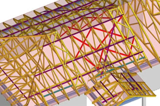 structural roof truss design with calculation report