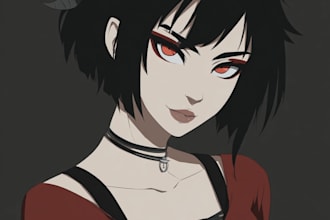 create a anime character