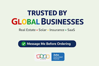 setup, customize and automate zoho CRM workflows, modules, and integrations