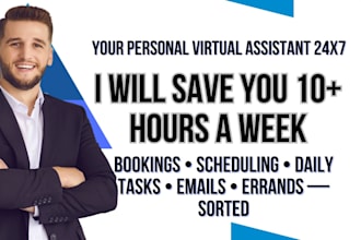 professional virtual assistant, life admin, bookings, daily tasks