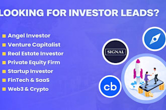 find DIY, venture capital, angel investors, investor leads email lists in USA UK