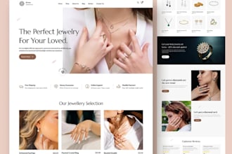 build jewelry website, jewelry store and wordpress website