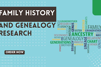 do genealogy, ancestry and family history research