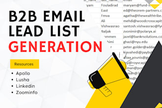 generate b2b verified email list