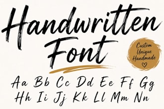 convert your handwriting into a custom font in ttf or otf