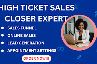 be your sales closer sales representative sales person and lead generation