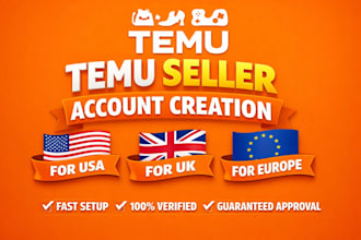setup and create your temu seller central account