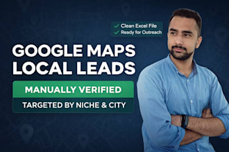 build verified google maps leads for local business outreach
