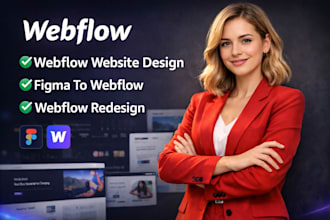 design webflow website, figma to webflow, webflow redesign, webflow developer