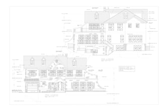 design architectural design blueprint for construction in auto card sketchup