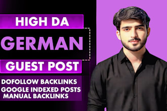 do german guest post with dofollow backlinks manual link building