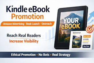 do kindle ebook promotion, amazon advertising for ebook outreach and book launch