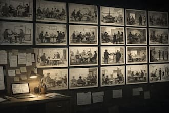 create storyboards for films animation commercial and video production