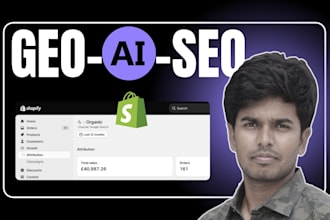 do GEO, ai SEO for your shopify store to get organic traffic