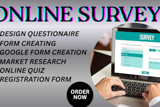 design online surveys, questionnaires and google forms