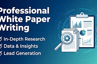 write a professional white paper for your business