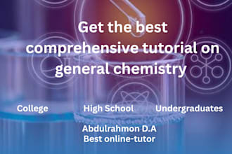 teach you organic, inorganic, and general chemistry