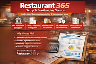 bookkeeping services for property management and restaurant365