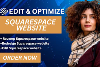 revamp squarespace website, edit and update your squarespace site