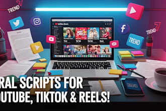 write engaging scripts for youtube, shorts, reels and tiktok