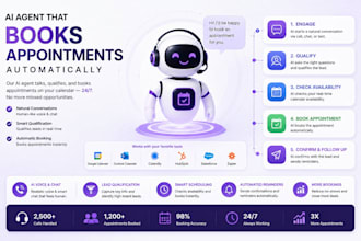 build an ai agent that books appointments automatically