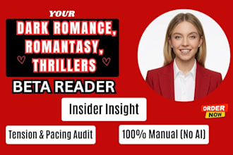 beta read na fantasy or romantasy novel