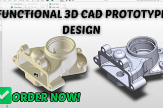 create a 3d cad prototype ready for 3d printing and testing