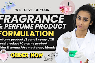 formulate fragrance oil blend, perfume, scents, body spray, cologne product