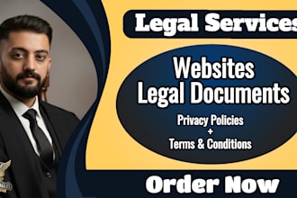 draft website terms and conditions and legal pages