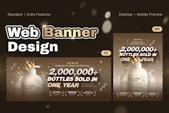 design professional website banner and slider ads