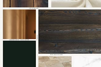 create a complete interior design concept for one room