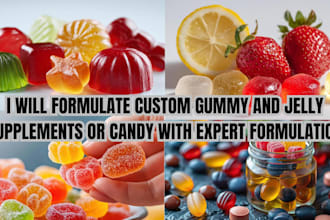 formulate custom gummy and jelly supplements or candy with expert formulation