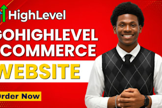 build gohighlevel custom website ghl ecommerce website ghl store ghl web design