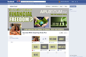 create a PROFESSIONAL Timeline Facebook Fan Page