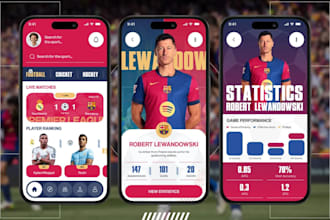 create esports tournament management app, fantasy football app, livescore app
