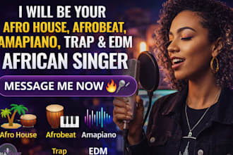 be your trap afro beat amapiano edm afro house african singer