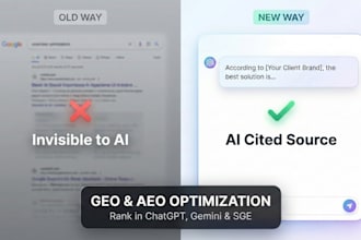 build or optimize your website for ai search, geo, aeo, and sge