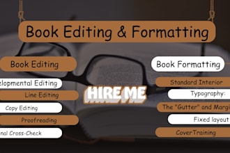 do developmental and formatting for non fiction fiction