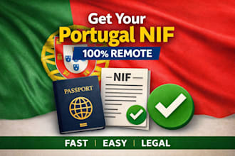 apply for portugal nif for non residents without travel