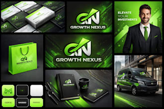design a modern elegant 3d professional logo for your brand
