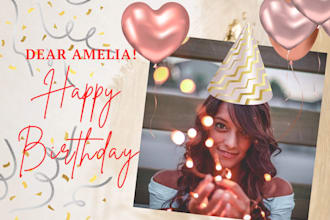 make you a personalized card for someone dear to you