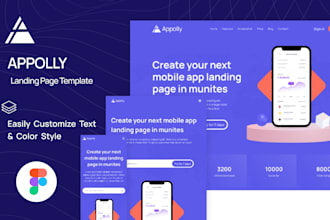 design a responsive HTML CSS landing page