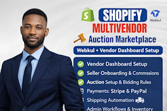 build shopify multivendor auction marketplace website webkul vendor dashboard