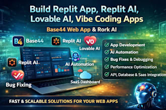 build replit app replit ai lovable ai vibe coding apps base44 web app rork ai