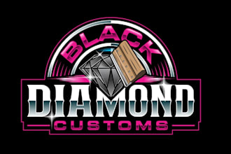 create an elegant diamond logo design